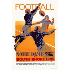 Football Notre Dame II (16x24)